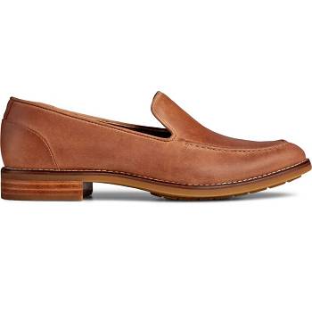 Sperry Fairpoint Kožené Hnede - Damske Mokasíny